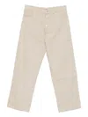 Carrer Cotton Trousers In Neutral