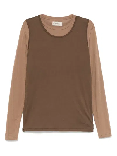CARRER DORIA DOUBLE-LAYER T-SHIRT (TWO-PIECES)