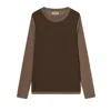 Carrer Double Layer Long Sleeve Tee