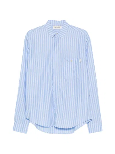 Carrer Easo Striped Shirt In Blue