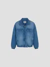 Carrer Essentials Denim Jacket In Denim