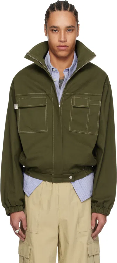 Carrer Green Barrau Jacket In Night Green