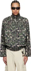 Carrer Green Vila Light Ripstop Jacket In Camo