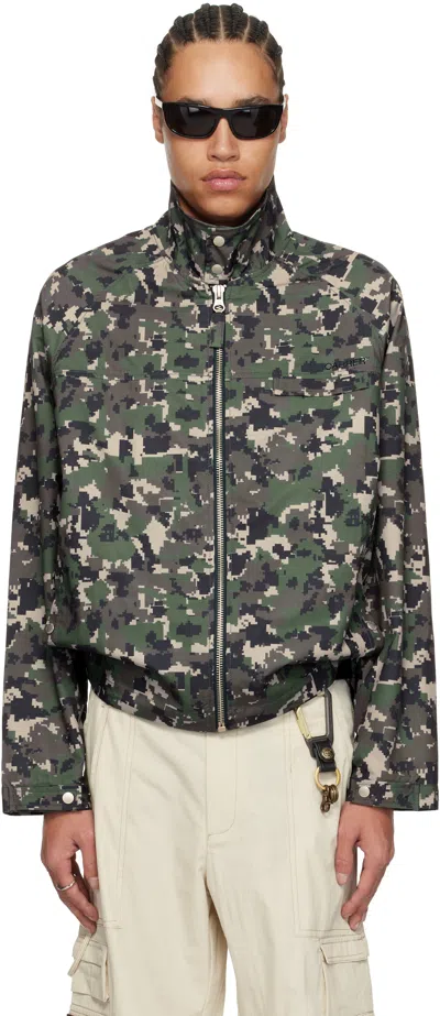 Carrer Green Vila Light Ripstop Jacket In Camo