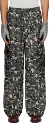 Carrer Green Vila Light Ripstop Lounge Pants In Camo