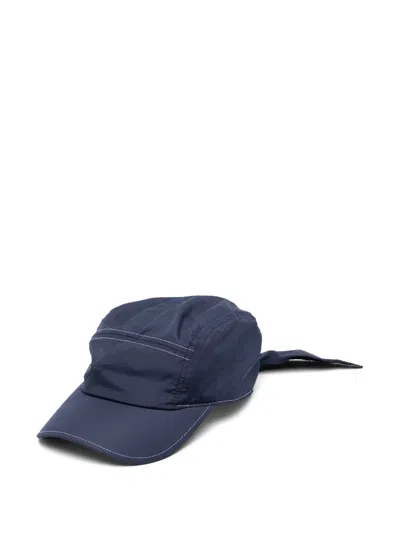 Carrer Knot Cap In Blue