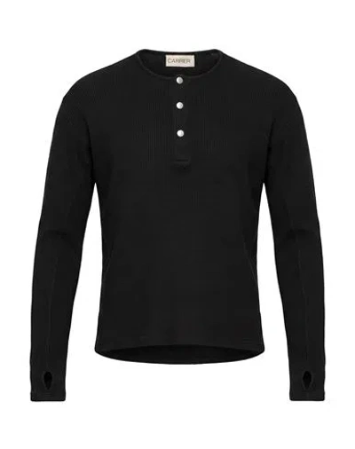Carrer Man T-shirt Black Size M Cotton