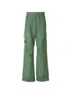 Carrer Multi-pocket Cargo Pants In Green