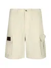 Carrer Multi-pocket Cargo Shorts In White