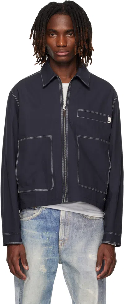 Carrer Navy Bay Jacket In Blue