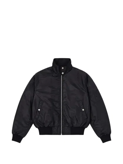 Carrer Oms Zip-up Bomber Jacket In Black