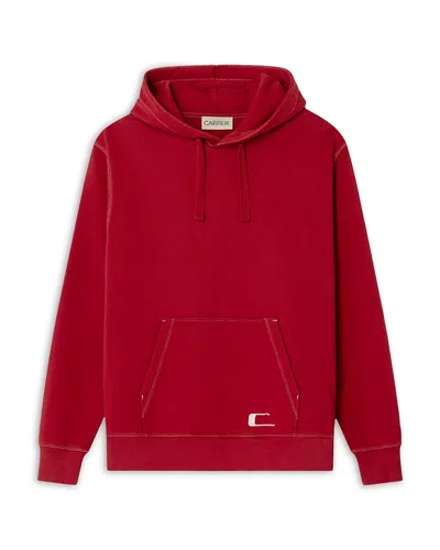 Carrer Tate Hoodie In Red
