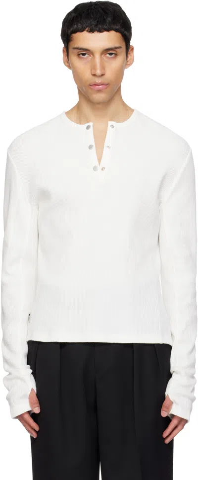 Carrer White Lis Classic Henley In Sand