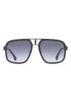 Carrera 1004 Pilot-frame Sunglasses In Black