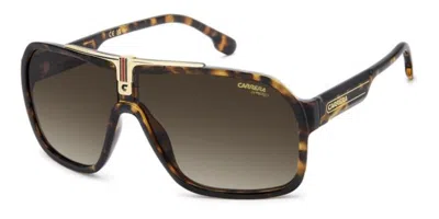 Carrera 1014/s 086/ha Men's Sunglasses Tortoiseshell Size 64 In Black