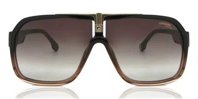 Carrera 1014/s R60/ha Men's Sunglasses Brown Size 64 In Yellow