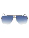 Carrera Yellow Gold Metal Sunglasses In Brown