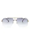 Carrera 1052/s Oversize-frame Sunglasses In Gold