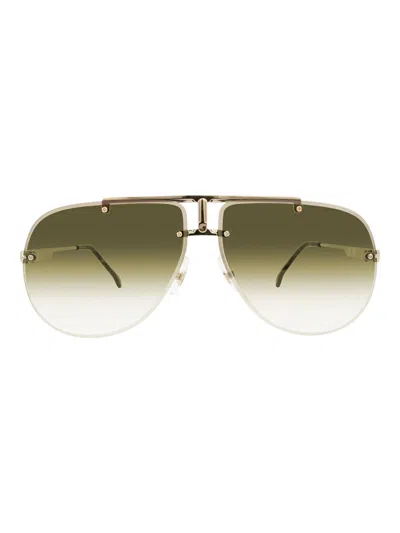 Carrera 1052/s Unisex Pilot Gold Frame Gradient 65-12-145 Sunglasses