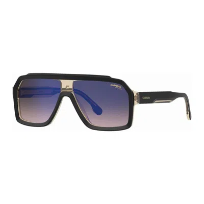 Carrera 1053/s 00wm A8 Black/beige/brown Gradient With Blue Mirror
