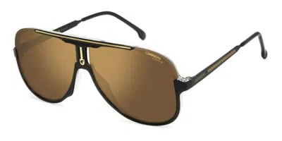 Carrera 1059/s Polarized R60/yl Men's Sunglasses Black Size 64 In Pink