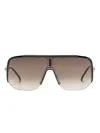 Carrera 1060/s Navigator-frame Gradient Sunglasses In Black