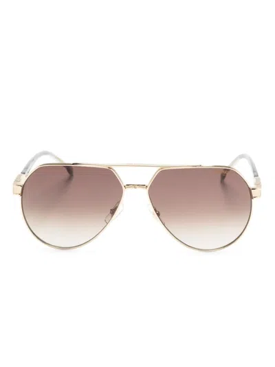 Carrera 1067s Pilot-frame Sunglasses In Gold