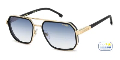 Carrera 1069/s 003/7q Men's Sunglasses Gold Size 58 In Matte Black,gold