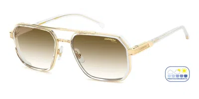 Carrera 1069/s 900/wb Men's Sunglasses Gold Size 58 In Gold,clear