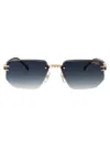 Carrera Gold Brown Havana Metal Sunglasses