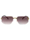 Carrera Matte Black Gold Metal Sunglasses In Multi