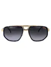 Carrera Marbled-effect Sunglasses In Blue