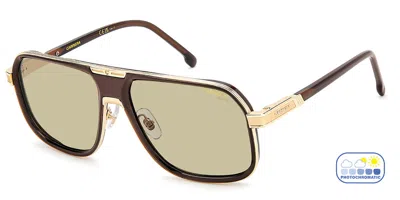 Carrera 1090/s 09q/8j Men's Sunglasses Brown Size 60 In Shiny Brown Gold