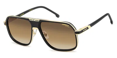 Carrera 1090/s I46/n4 Men's Sunglasses Gold Size 60 In Matte Black Gold