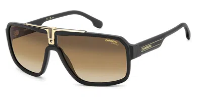 Carrera 1091/s I46/n4 Men's Sunglasses Black Size 65 In Matte Black