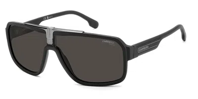 Carrera 1091/s Polarized Rzz/m9 Men's Sunglasses Black Size 65 In Matte Black