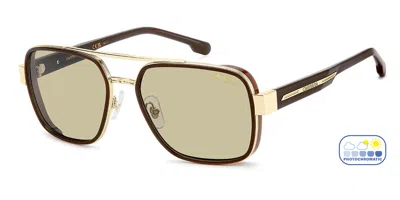 Carrera 1092/s 09q/8j Men's Sunglasses Brown Size 58 In Shiny Brown Gold
