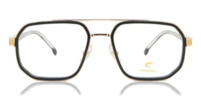 Carrera 1137 Men's Glasses, Gold, Size 55 In Black