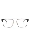 Carrera Ruthenium Black Stainless Steel Glasses In Black