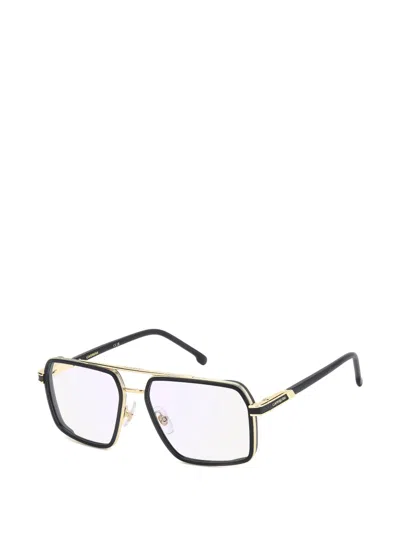 Carrera 1146 Double-bridge Geometric-frame Glasses In Black