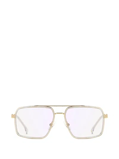 Carrera 1146 Geometric-frame Glasses In Metallic
