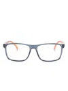 Carrera 2046t Rectangle-frame Glasses In Blue
