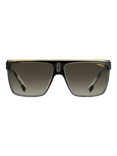 CARRERA 22/N HA MEN'S BLACK/HAVANA GREY BROWLINE 63-12-130 SUNGLASSES