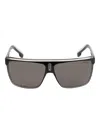 Shop Carrera 22/n Men's Black Polarized Grey Browline 63-12-130 Sunglasses