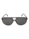Carrera 257/s Men's Polarized Matte Black Frame Grey 60-15-140 Sunglasses In Black