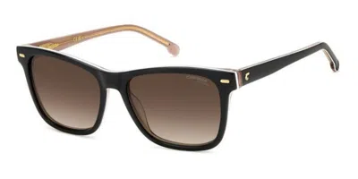 Carrera 3001/s 6x4/ha Women's Sunglasses Black Size 54 In Brown