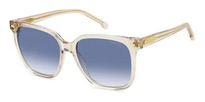 Carrera 3002/s 10a/08 Women's Sunglasses Brown Size 55 In Blue
