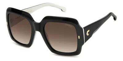 Carrera 3004/s 80s/ha Women's Sunglasses Black Size 54