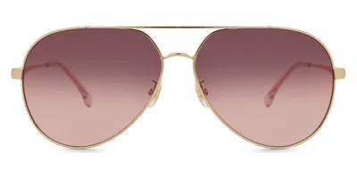 Carrera 3005/s Noa/uq Women's Sunglasses Gold Size 63
