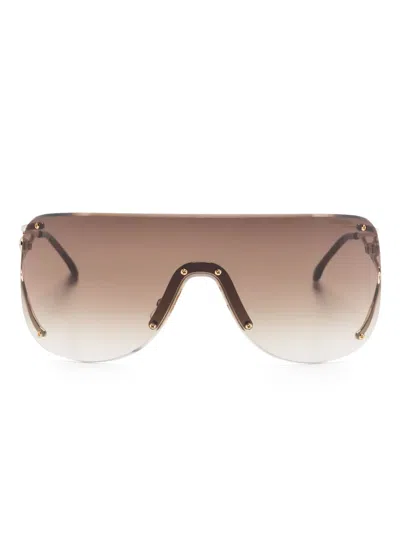 Carrera 3006/s Rimless-lenses Sunglasses In 褐色